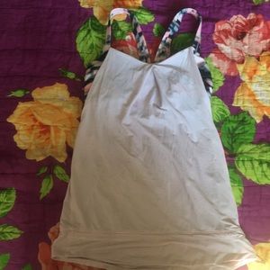 Lululemon Pink & Gray No Limits tank - size 4